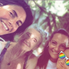 Alessandra Sublet avec sa grand-mère le 6 juillet 2019.
