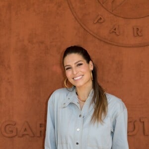 Laury Thilleman au village lors des internationaux de tennis de Roland Garros à Paris, France, le 1 juin 2019. © Jacovides-Moreau/Bestimage