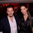 Laury Thilleman (Miss France 2011) et son compagnon Juan Arbelaez à la soirée "Orange" sur la plage de l'hôtel Majestic lors du 72ème Festival International du Film de Cannes, le 18 mai 2019. © Rachid Bellak/Bestimage