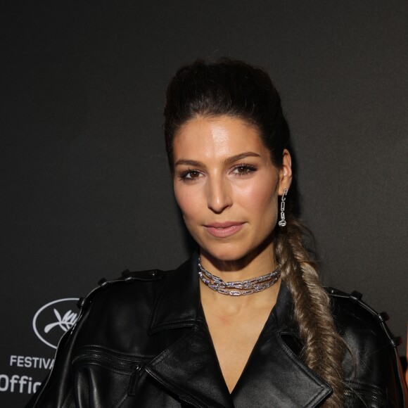 Laury Thilleman (Miss France 2011) au photocall de la soirée "Orange" sur la plage de l'hôtel Majectic lors du 72ème Festival International du Film de Cannes, le 18 mai 2019. © Denis Guignebourg/Bestimage