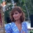 Malika Ménard entourée pour ses 32 ans à Paris, le 17 juillet 2019.