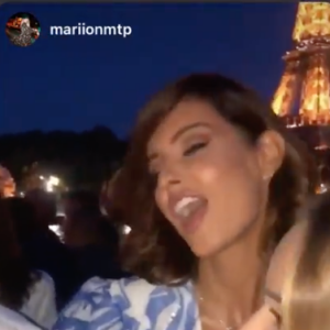 Malika Ménard entourée pour ses 32 ans à Paris, le 17 juillet 2019.