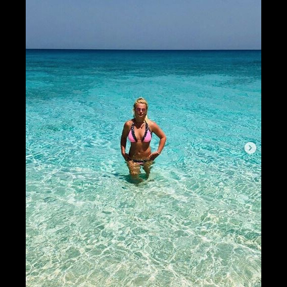 Britney Spears en vacances aux îles Turques-et-Caïques. Juin 2019.