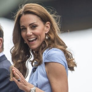 Le prince William, duc de Cambridge, et Catherine (Kate) Middleton, duchesse de Cambridge - Le tournois de Wimbledon 2019, Londres les 12, 13 et 14 juillet 2019.