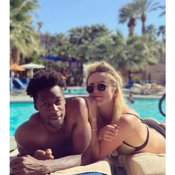 Gaël Monfils et Elina Svitolina. Instagram, le 16 mars 2019.