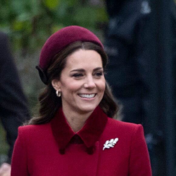 Catherine Kate Middleton, la duchesse de Cambridge et Meghan Markle, la duchesse de Sussex enceinte - La famille royale britannique se rend à la messe de Noël à l'église Sainte-Marie-Madeleine à Sandringham, le 25 décembre 2018.
