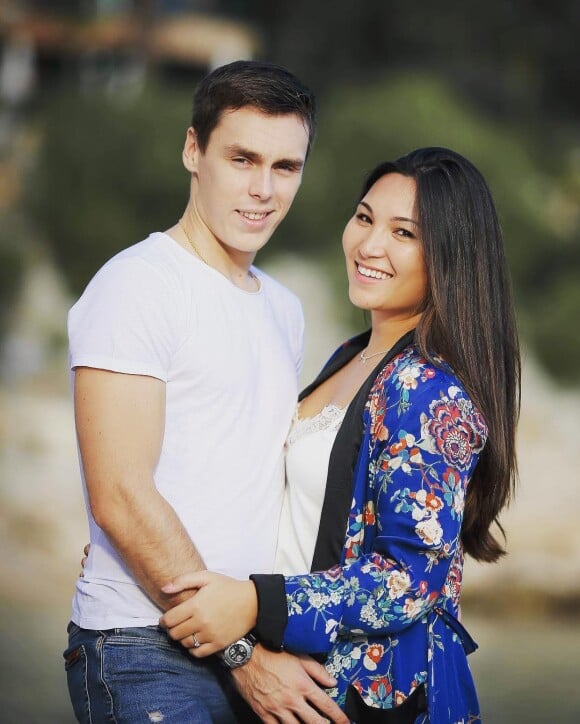 Louis Ducruet, fils de la princesse Stéphanie de Monaco, et Marie Chevallier (photo Instagram pour leurs 7 ans d'amour, en mars 2019) se sont mariés civilement le 26 juillet 2019 à la mairie de Monaco.