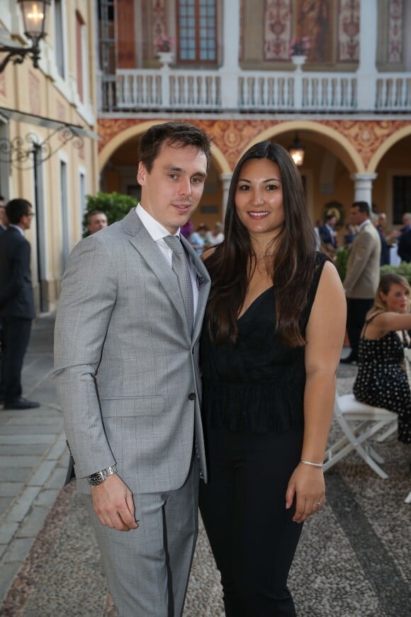 Louis Ducruet et Marie Chevallier lors du cocktail donné lors du 59e festival de la télévision de Monte-Carlo au palais princier à Monaco le 16 juin 2019. © Olivier Huitel/ Pool Organisation FTV/Bestimage