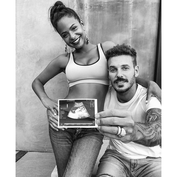 Matt Pokora bientôt papa, il annonce la grossesse de sa compagne américaine Christina Milian sur Instagram, le 28 juillet 2019.