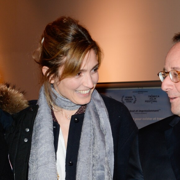 Julie Gayet et François Hollande - Première du film "The Ride" au MK2 Bibliothèque à Paris. Le 26 janvier 2018 © Coadic Guirec / Bestimage