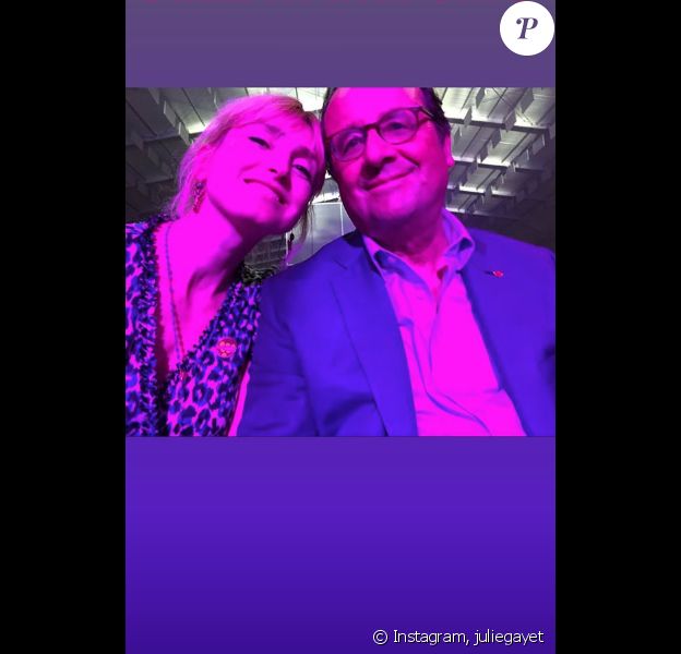 Julie Gayet sur Instagram.