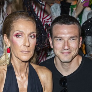 Céline Dion et Pepe Munoz - People au défilé Schiaparelli haute couture Automne-Hiver 2019/2020 à Paris le 1er juillet 2019. © Olivier Borde/Bestimage