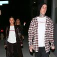 Kourtney Kardashian arrive avec Larsa Pippen, Travis Baker et Amanda Elise au restaurant "Crossboards" Los Angeles, le 7 novembre 2018.
