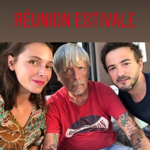 Lolita Séchan et son ex-compagnon Renan Luce célèbrent le 8e anniversaire de leur fille Héloïse avec Renaud - Instagram, août 2019.