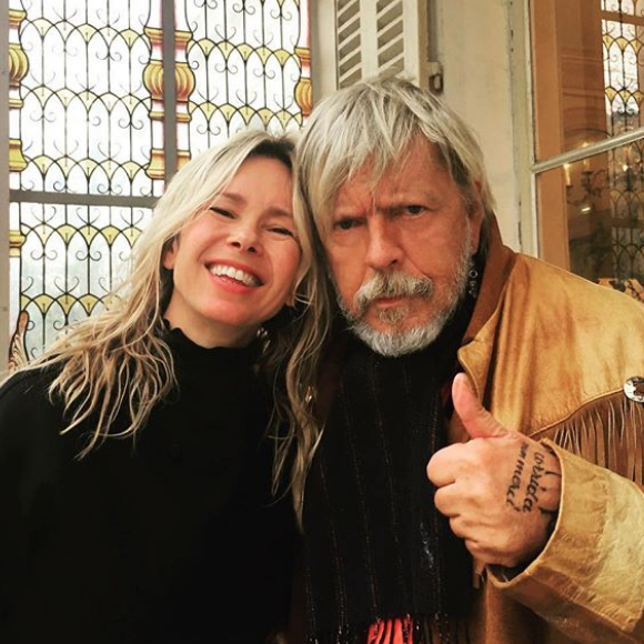 Romane Serda et Renaud réunis sur une photo publiée sur Instagram le 14 février 2018