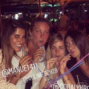 Karine Ferri et son mari Yohann Gourcuff passent de belles vacances à Cannes. Août 2019.