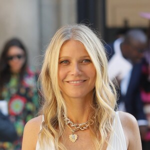 Gwyneth Paltrow arrive au défilé Haute Couture Valentino collection Automne-Hiver 2019/20 à l'hôtel Salomon de Rothschild à Paris, France, le 3 juillet 2019. © Veeren-ClovisBestimage