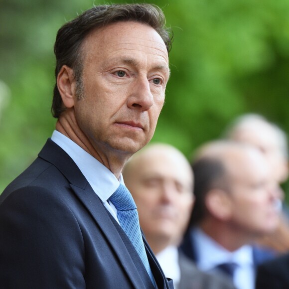 Stéphane Bern - Le président Emmanuel Macron, Brigitte Macron, le président de l'Italie Sergio Mattarella visitent le château du Clos-Lucé dans le cadre de l'hommage au 500ème anniversaire de la mort de Leonard de Vinci le 2 mai 2019. © David Nivière / Pool / Bestimage