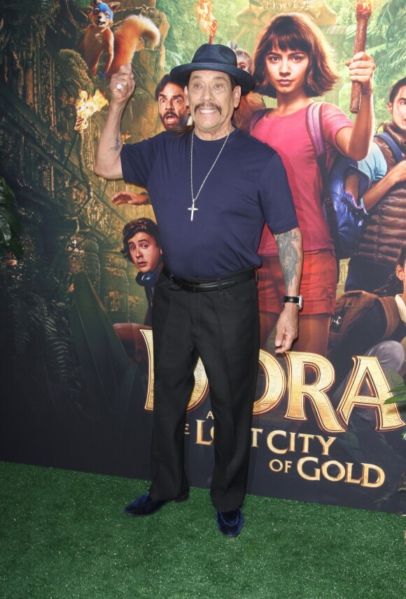 Danny Trejo - Les célébrités assistent à la première de "Dora et la cité perdue" à Los Angeles, le 28 juillet 2019.