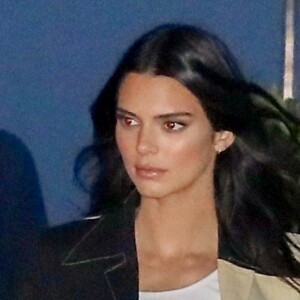 Exclusif - Kendall Jenner est allée diner avec son père Caitlyn Jenner au restaurant Nobu à Malibu, Los Angeles, le 8 août 2019.