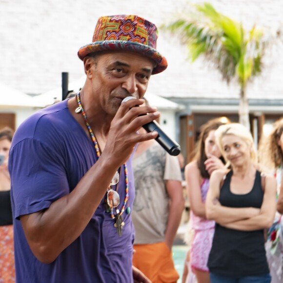 Exclusif - Yannick Noah lors du St-Barth Family Festival 2019 à l'hôtel Manapany sur l'île de Saint-Barthélemy, Antilles française, France, le 8 août 2019. © Xavier Merchet-Thau/PhotoStBarth/Bestimage