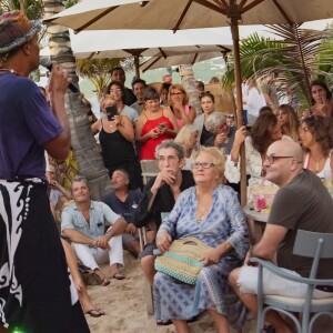 Exclusif - Yannick Noah lors du St-Barth Family Festival 2019 à l'hôtel Manapany sur l'île de Saint-Barthélemy, Antilles française, France, le 8 août 2019. © Xavier Merchet-Thau/PhotoStBarth/Bestimage