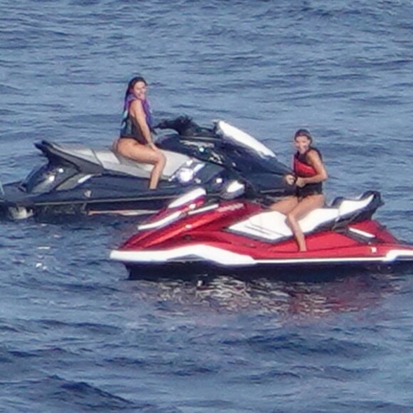 Exclusif - Le clan Jenner en vacances sur le yacht Tranquility à Portofino en Italie, le 13 août 2019.