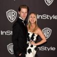 Karl Cook et sa femme Kaley Cuoco - Photocall de la soirée "Warner InStyle Golden Globes After Party" au Beverly Hilton Hotel à Beverly Hills. Le 6 janvier 2019