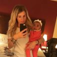 Émilie Fiorelli (Secret Story 9) et sa fille Louna sur Instagram, le 7 août 2019.
