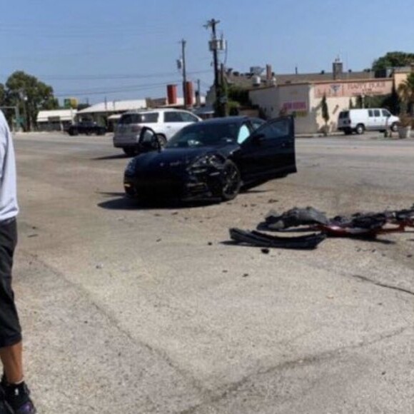 Tony Parker a été victime d'un accident de voiture à San Antonio (Texas) jeudi 15 août 2019.