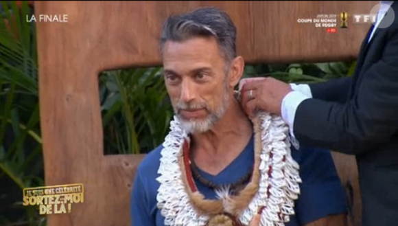 Gérard Vives gagnant de "Je suis une célébrité, sortez moi de là" - finale du 20 août 2019, sur TF1