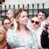 Olivia Mokiejewski (fille du défunt) - Sorties des obsèques de Jean-Pierre Mocky en l'église Saint-Sulpice à Paris. Le 12 août 2019.