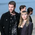 Liam Hemsworth et sa femme Miley Cyrus - Arrivées - Saint Laurent présente sa collection homme printemps-été 2020 à Malibu le 6 juin 2019. ©Cyrill Gueny / Bestimage