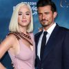 Katy Perry et son fiancé Orlando Bloom à la première de la série télévisée Amazon Prime Video "Carnival Row" au TCL Chinese Theatre dans le quartier de Hollywood, à Los Angeles, Californie, Etats-Unis, le 21 août 2019.