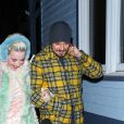 Katy Perry et Orlando Bloom arrivent au restaurant Matsuhisa dans la station de Aspen le 2 janvier 2019.