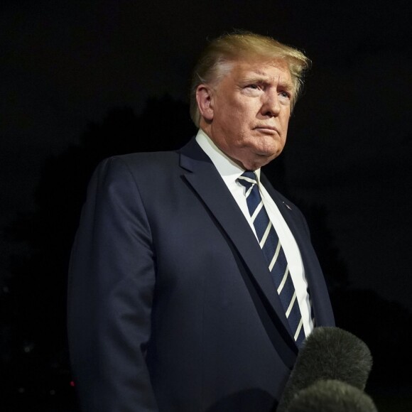 Donald Trump quitte la Maison Blanche pour rejoindre le G7 à Biarritz, le 23 août 2019.