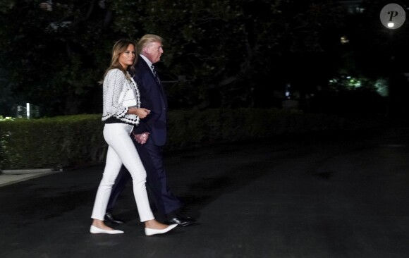 Donald Trump quitte la Maison Blanche pour rejoindre le G7 à Biarritz, le 23 août 2019.