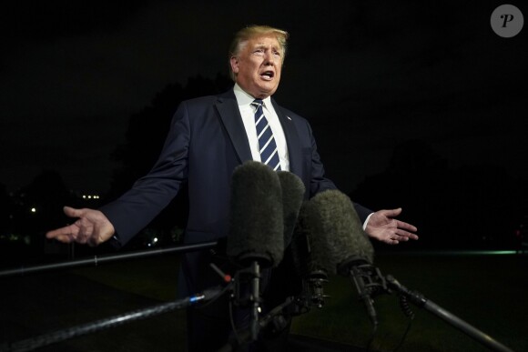 Donald Trump quitte la Maison Blanche pour rejoindre le G7 à Biarritz, le 23 août 2019.
