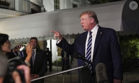 Donald Trump quitte la Maison Blanche pour rejoindre le G7 à Biarritz, le 23 août 2019.
