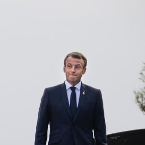 Le président français Emmanuel Macron et sa femme la Première Dame Brigitte Macron lors de l'accueil informel au sommet du G7 à Biarritz, France, le 24 août 2019. © Thibaud Moritz/Pool/Bestimage