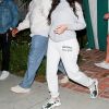 Exclusif - Kim Kardashian (sans maquillage) et son mari Kanye West à la sortie d'un dîner au Bungalow à Santa Monica le 18 août 2019.