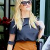 Reese Witherspoon quitte son hôtel à New York, le 30 mai 2019.