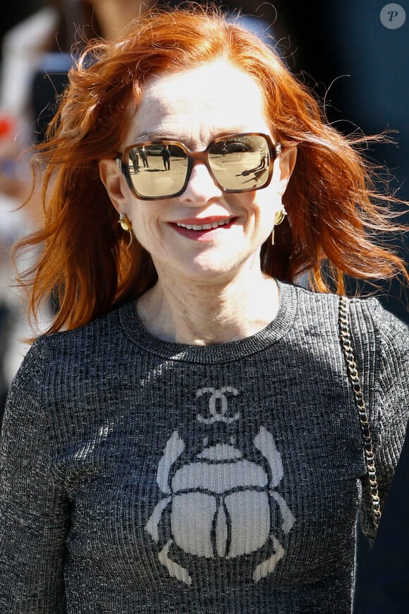 Isabelle Huppert - People au 2e défilé de mode Haute-Couture automne-hiver 2019/2020 "Chanel" à Paris. Le 2 juillet 2019 © Gwendoline Le Goff / Panoramic / Bestimage