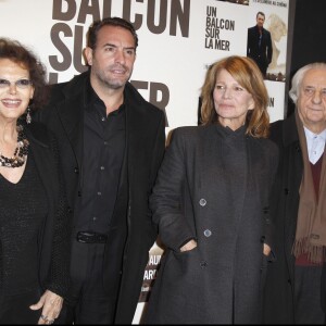 Claudia Cardinale, Jean Dujardin et Nicole Garcia le 06/12/2010 à Paris