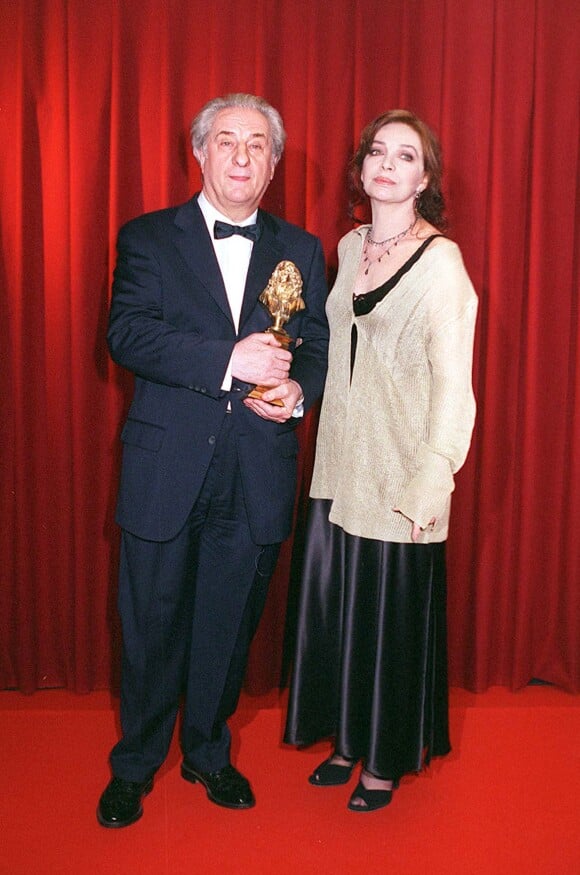 Michel Aumont et Marie Laforêt lors de smolières en 1999