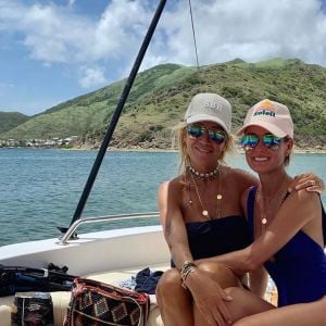 Liliane Jossua et Laeticia Hallyday à Saint-Barthélémy- Instagram- 29 août 2019.