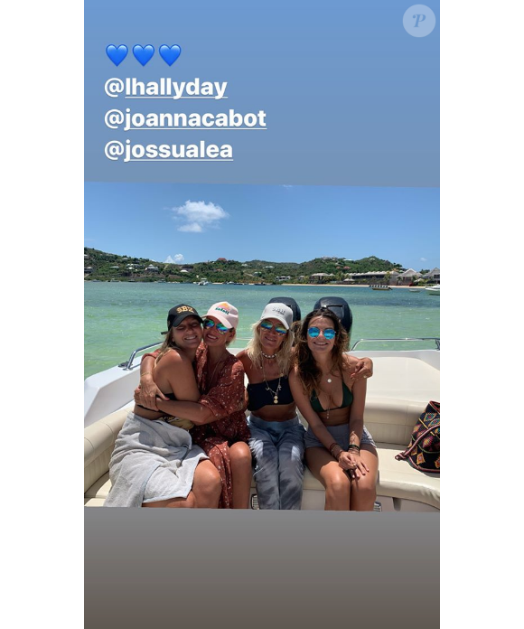 Laeticia Hallyday et ses copines profitent de leurs derniers moments à Saint-Barthélémy- Instagram- 29 août 2019.