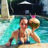 Clo de "Koh-Lanta" à la piscine, photo Instagram, 29 juin 2019