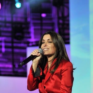 Exclusif - Jenifer Bartoli lors de l'enregistrement de l'émission "La Chanson de l'Année 2019" aux Arènes de Nîmes, le 16 mai 2019.© Guillaume Gaffiot/Bestimage