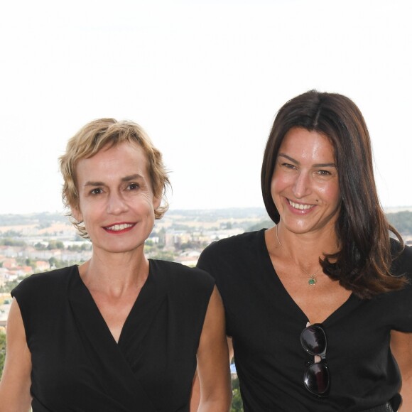 Sandrine Bonnaire et Sarah Marx lors de la 12ème édition du festival du Film d'Angoulême, le 21 août 2019. © Guirec Coadic/Bestimage